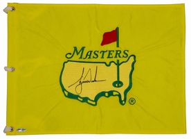 Tiger Woods Signed 1997 Masters Flag